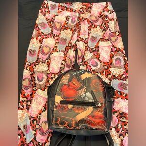 Bundle pack, Pair of Latte Leggings with Back Pack Purse!